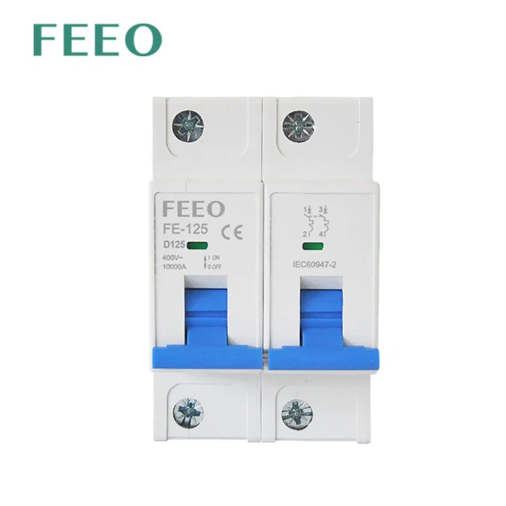 80A 100A 125A 2P AC Mini Circuit Breaker AC MCB